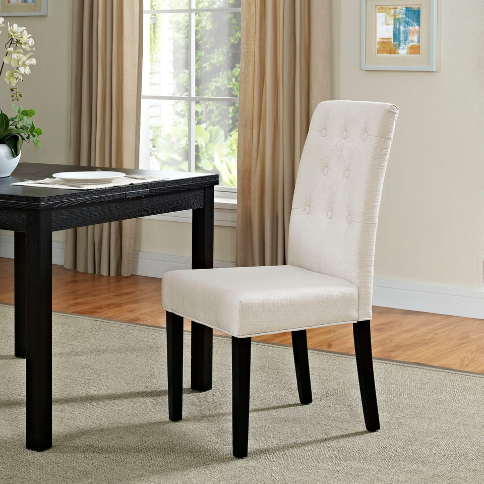 Confer Dining Fabric Side Chair.