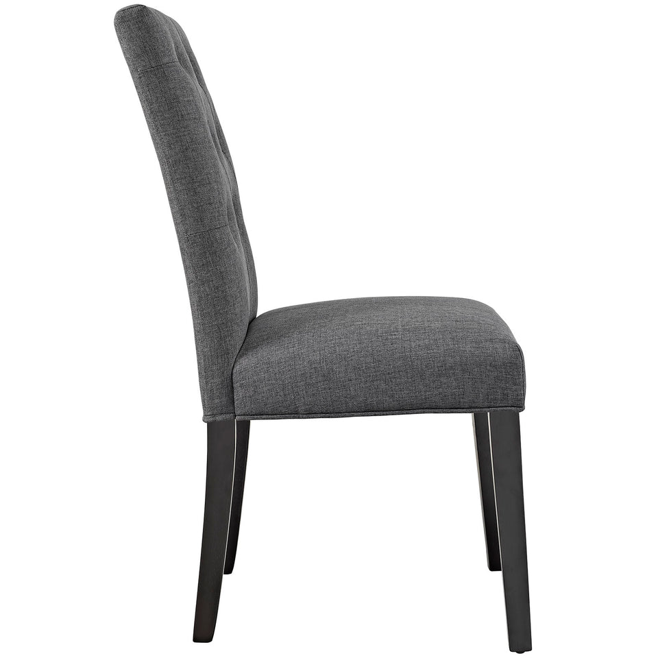 Confer Dining Fabric Side Chair.