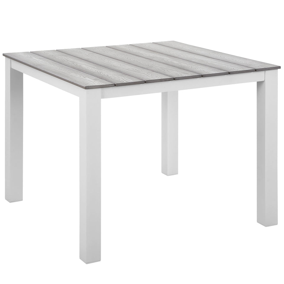 Maine 40" Outdoor Patio Dining Table.
