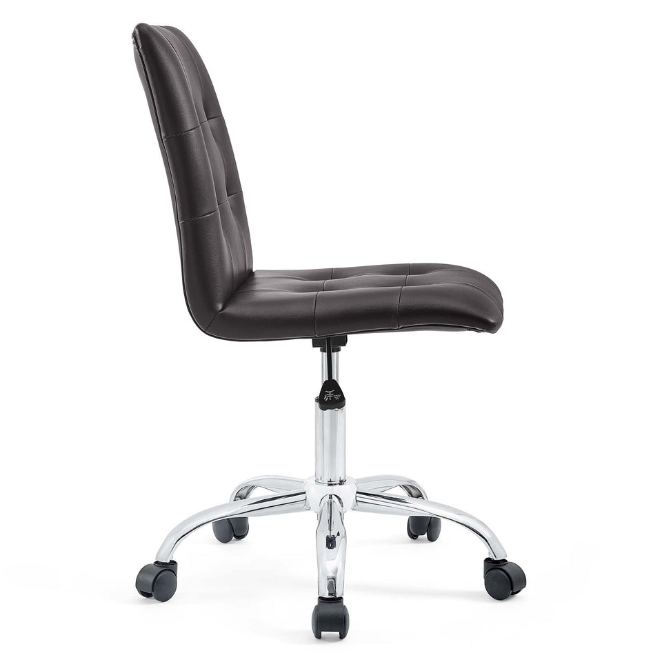 Prim Armless Mid Back Office Chair.