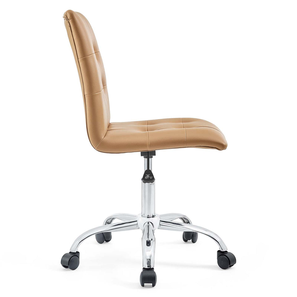 Prim Armless Mid Back Office Chair.