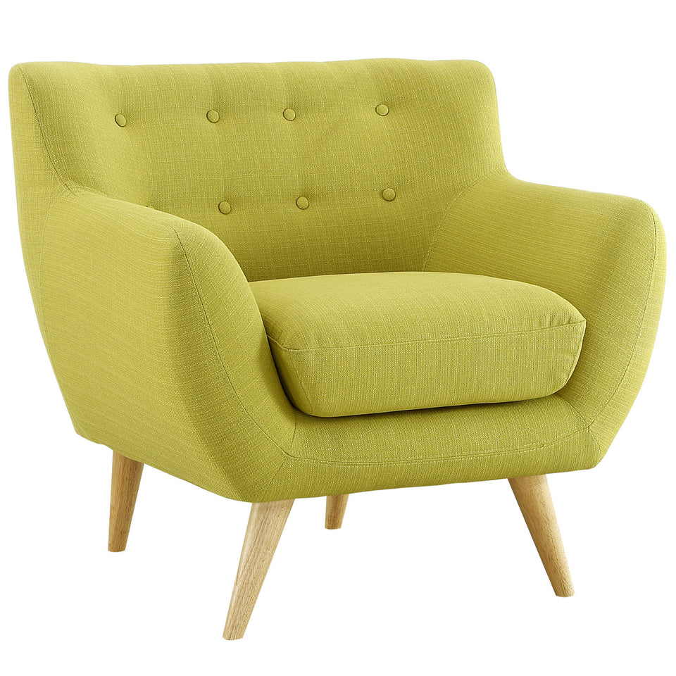 Remark Upholstered Fabric Armchair.