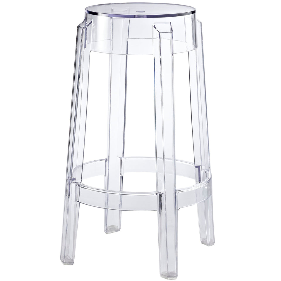 Casper Counter Stool in Clear.