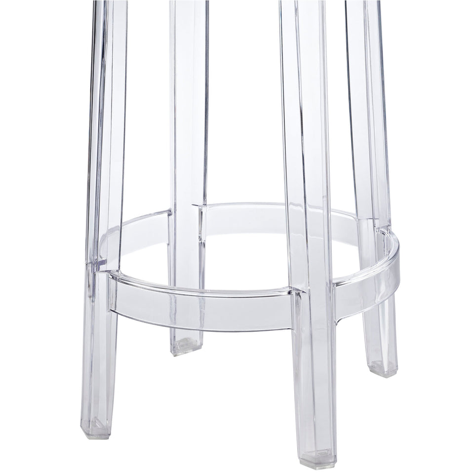 Casper Counter Stool in Clear.