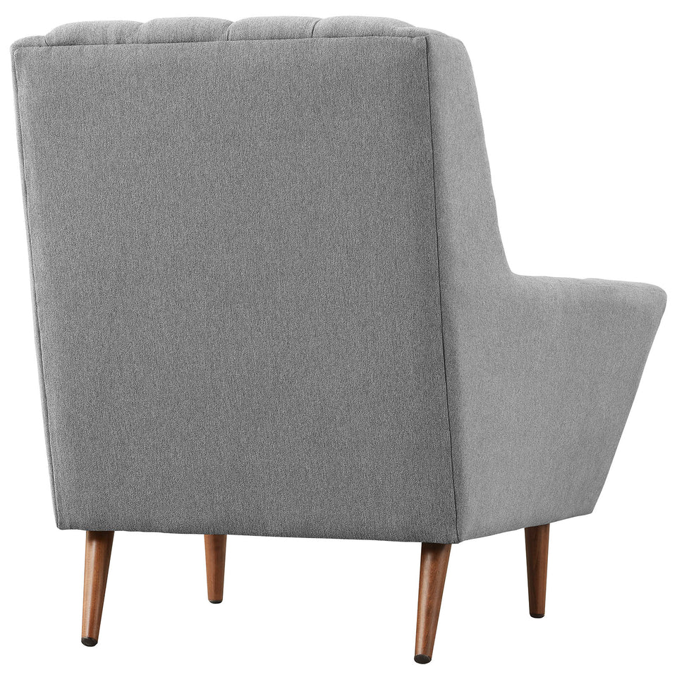 Response Upholstered Fabric Armchair.