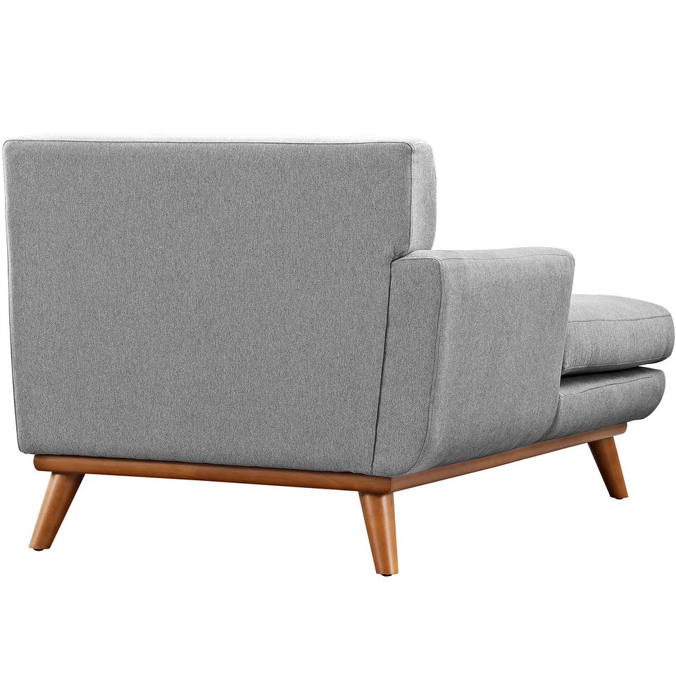 Engage Left-Facing Upholstered Fabric Chaise.