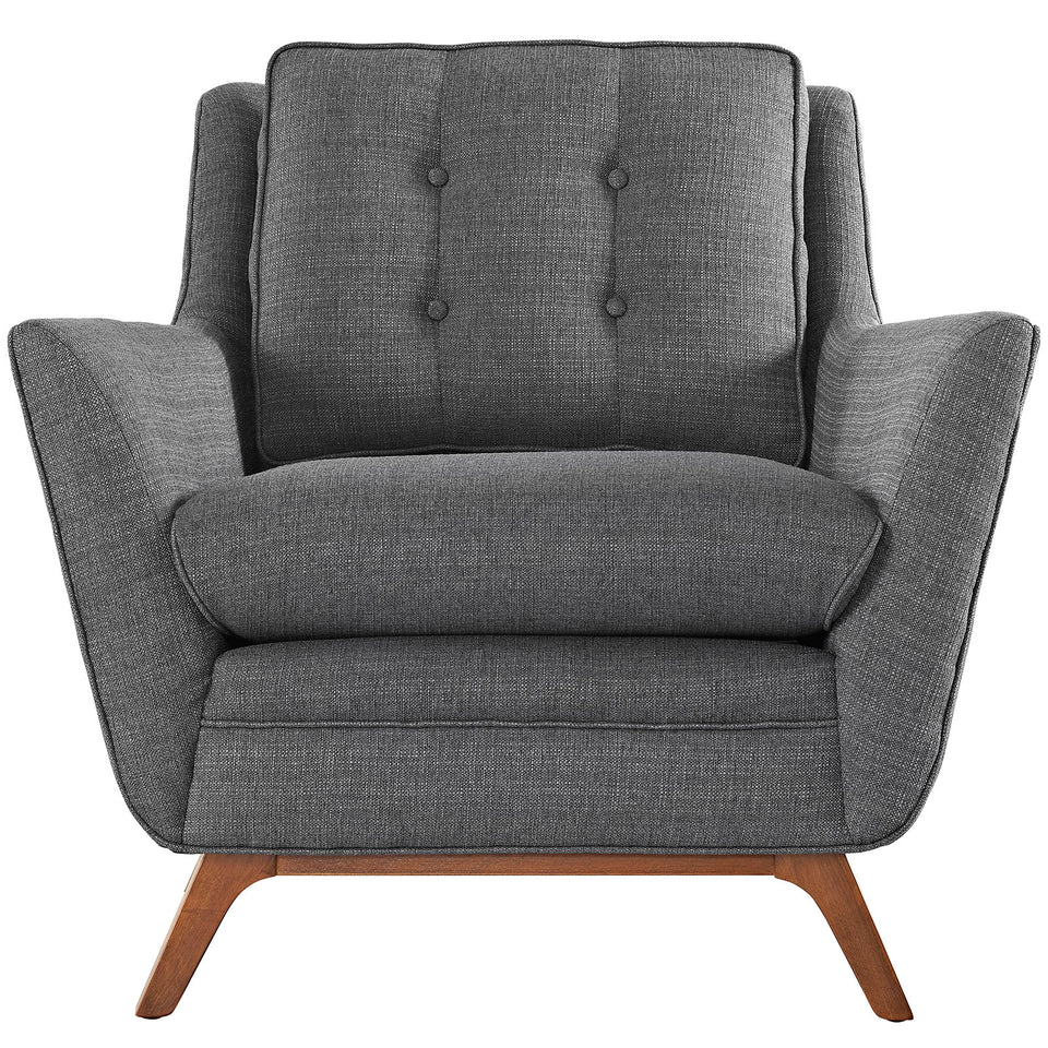 Beguile Upholstered Fabric Armchair.