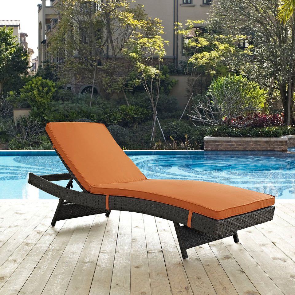 Sojourn Outdoor Patio Sunbrella® Chaise.