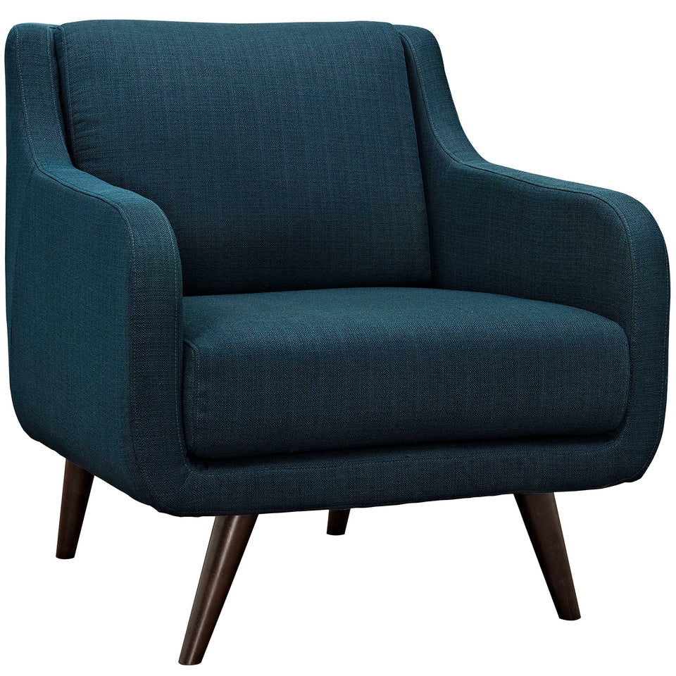 Verve Upholstered Fabric Armchair.