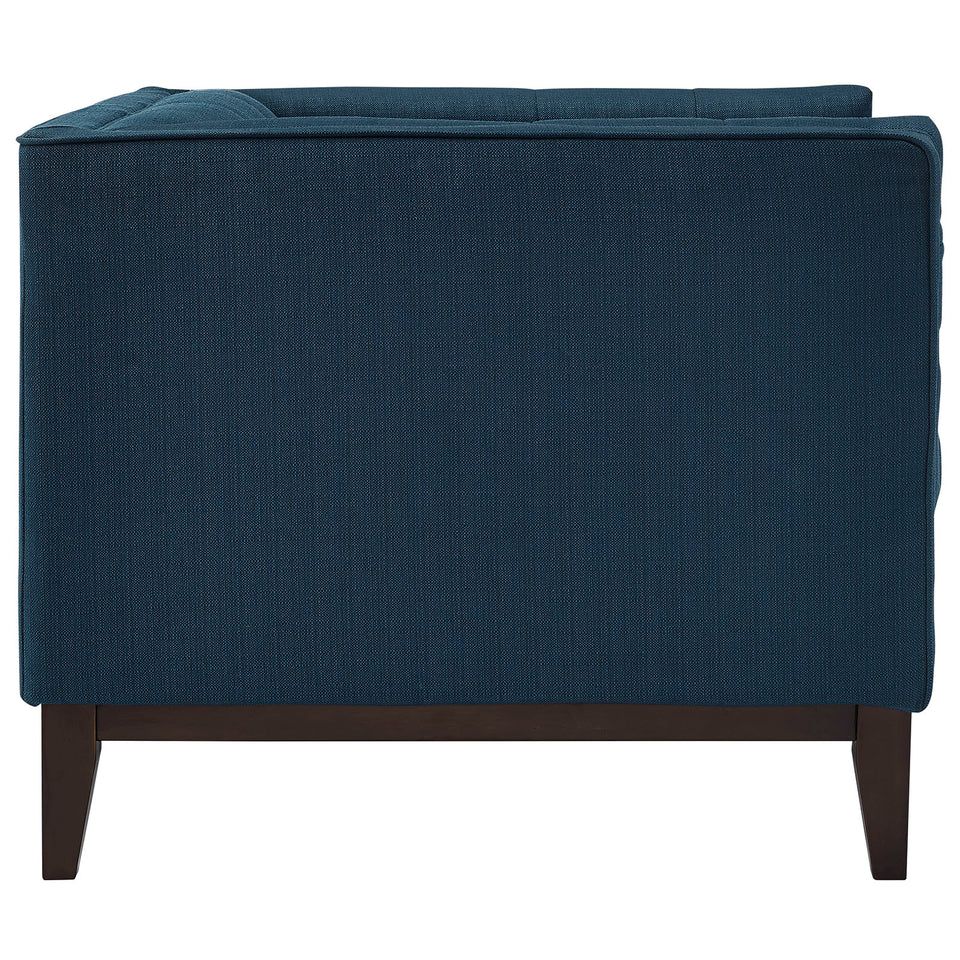 Serve Upholstered Fabric Armchair.