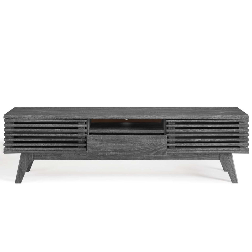 Render 59” TV Stand in Charcoal.