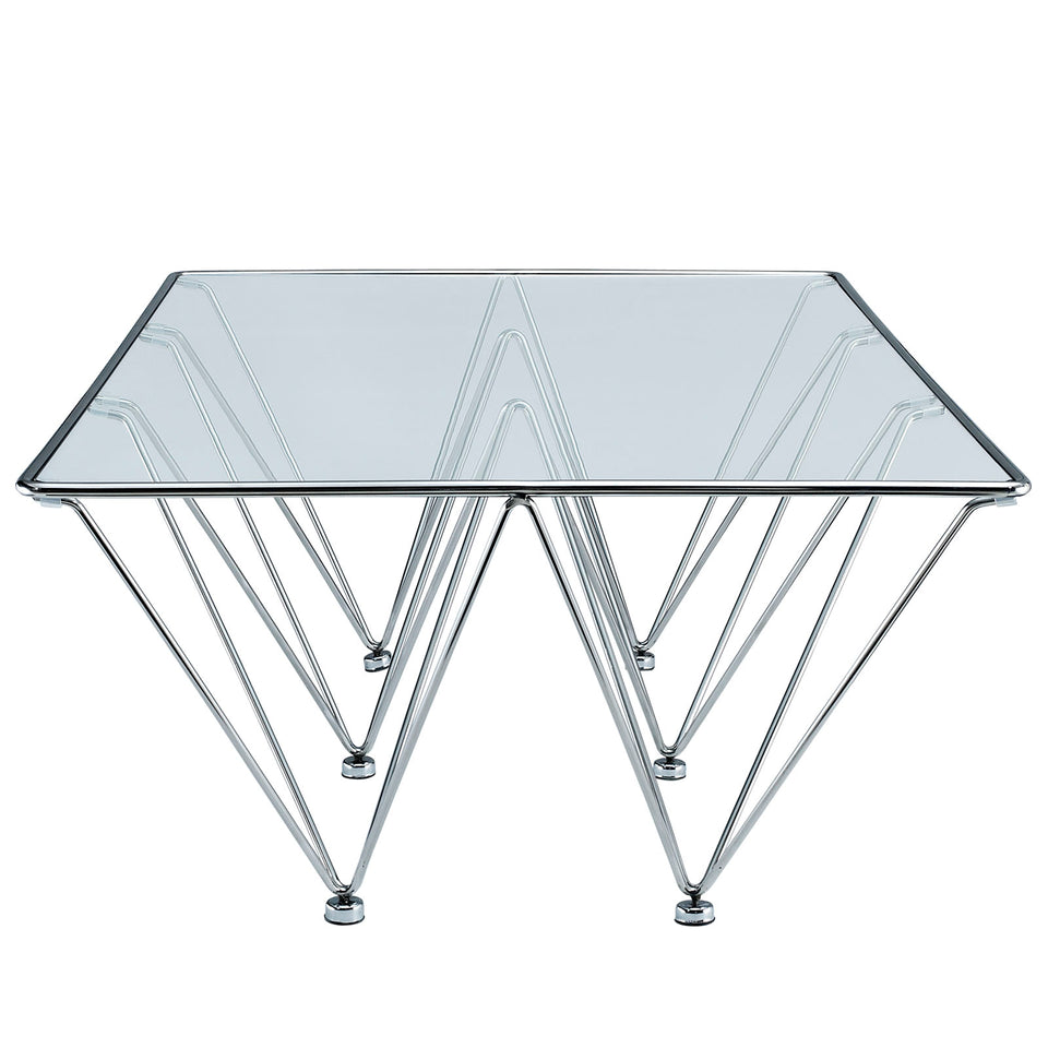 Prism Rectangle Coffee Table in Clear.