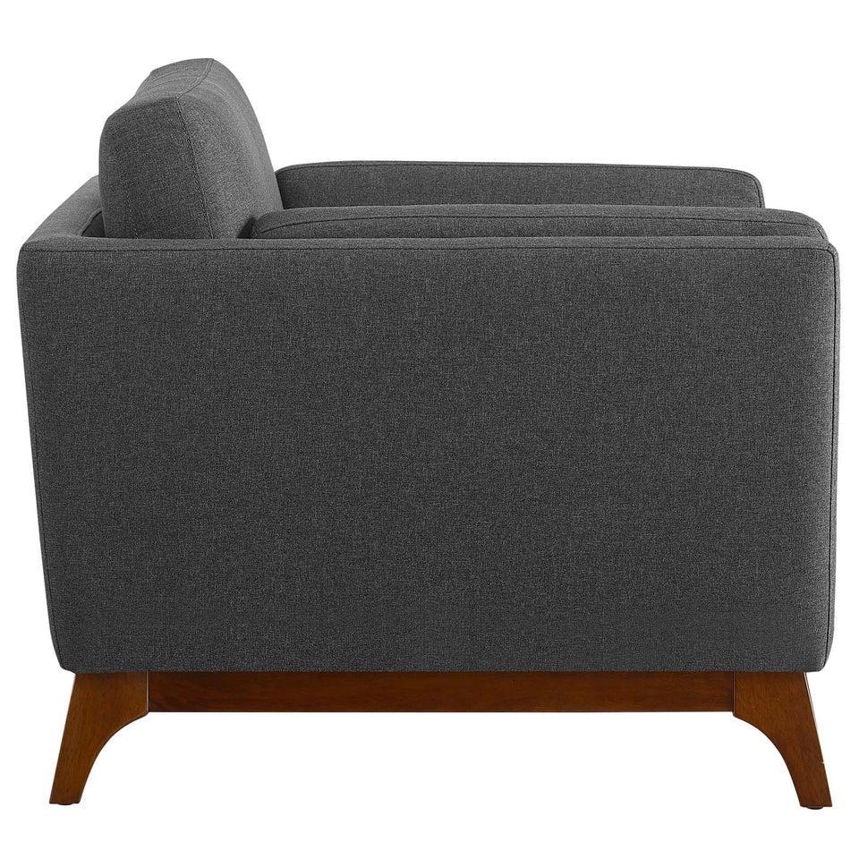Chance Upholstered Fabric Armchair.