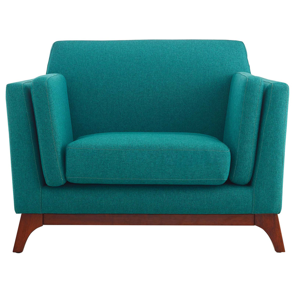 Chance Upholstered Fabric Armchair.