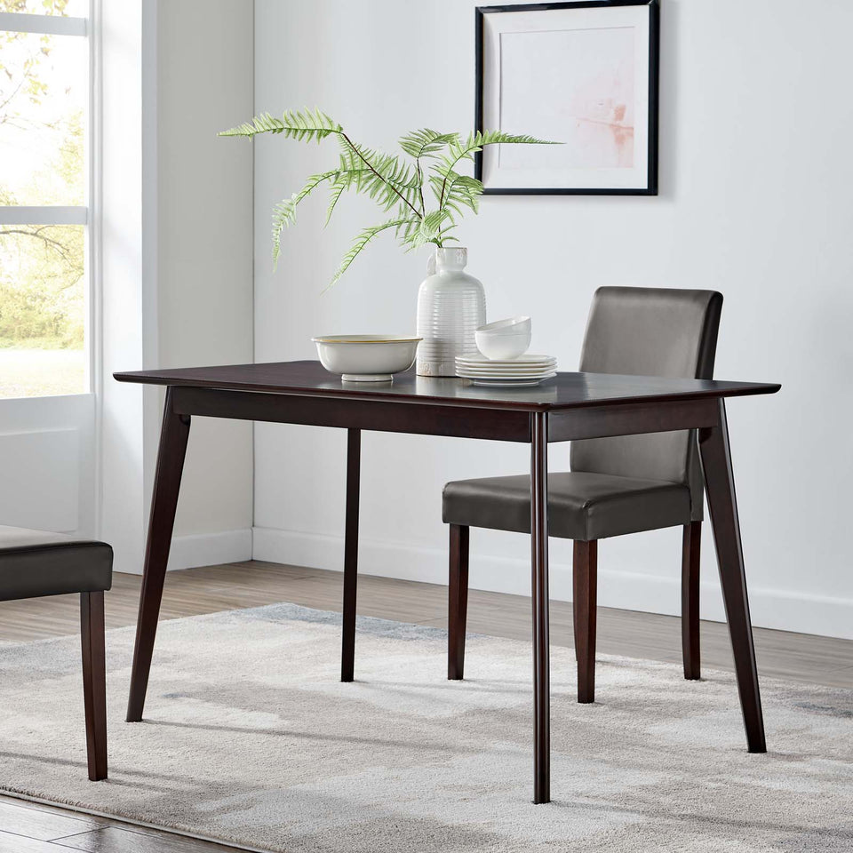 Oracle 47" Rectangle Dining Table in Cappuccino.