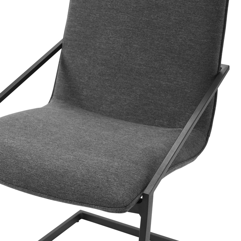 Pitch Upholstered Fabric Dining Armchair.