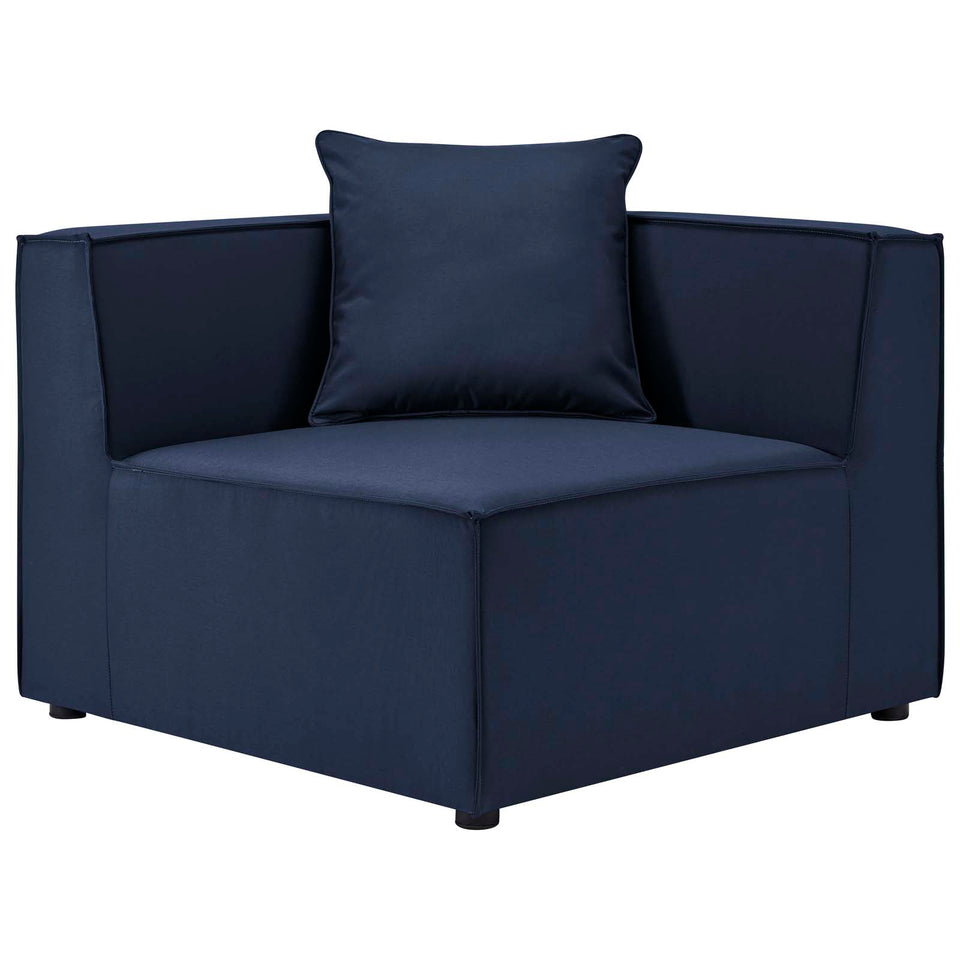 Saybrook Outdoor Patio Upholstered 3-Piece Sectional Sofa.