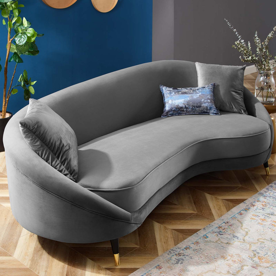 Echo Performance Velvet Sofa.