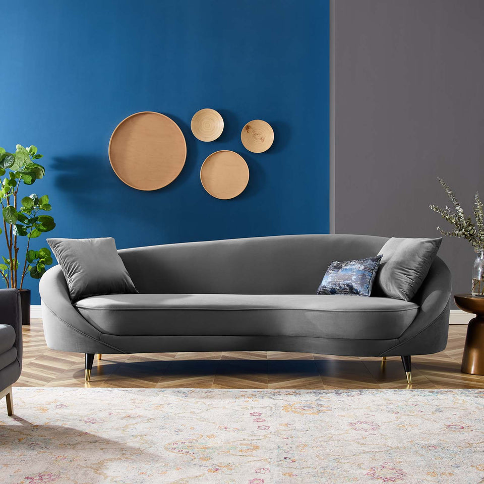 Echo Performance Velvet Sofa.