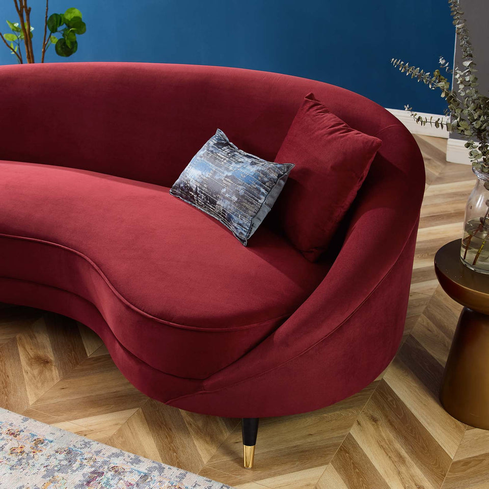 Echo Performance Velvet Sofa.