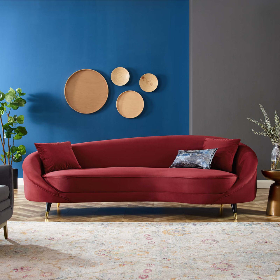 Echo Performance Velvet Sofa.