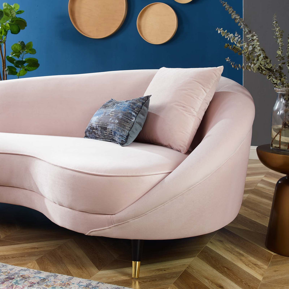 Echo Performance Velvet Sofa.