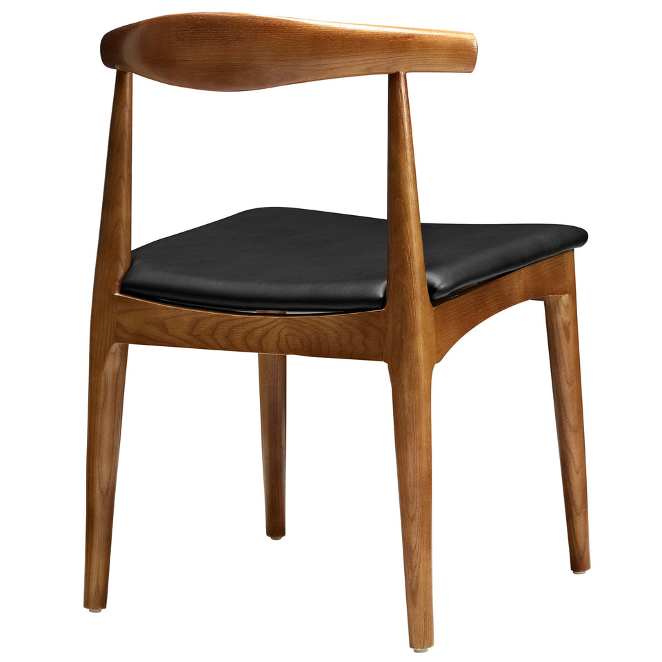 Tracy Dining Side Chair in Black.