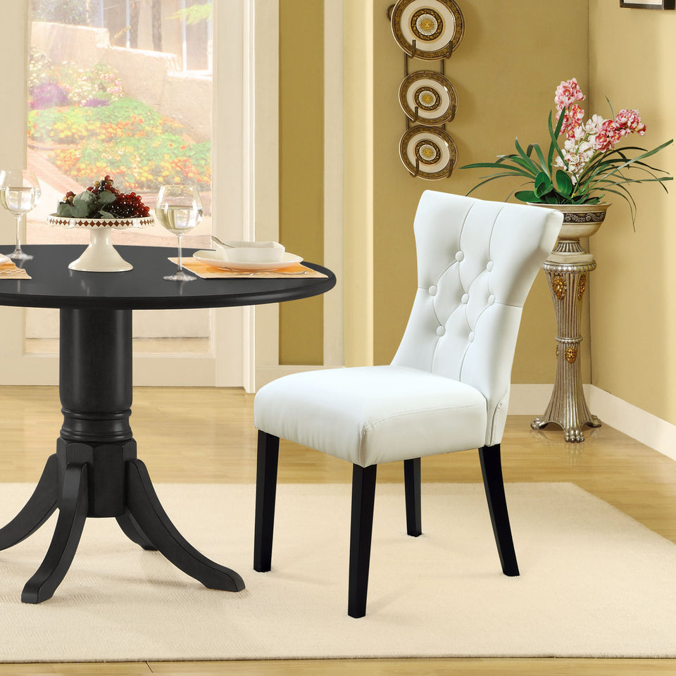 Silhouette Dining Vinyl Side Chair.