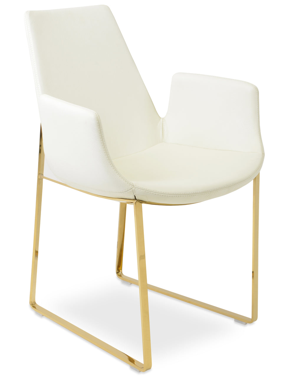 Eiffel Arm Sled Chair.
