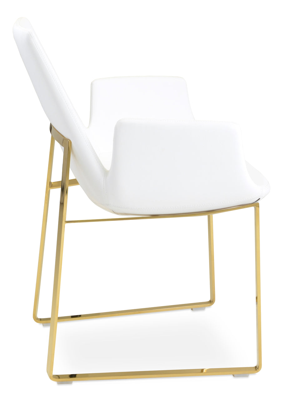 Eiffel Arm Sled Chair.