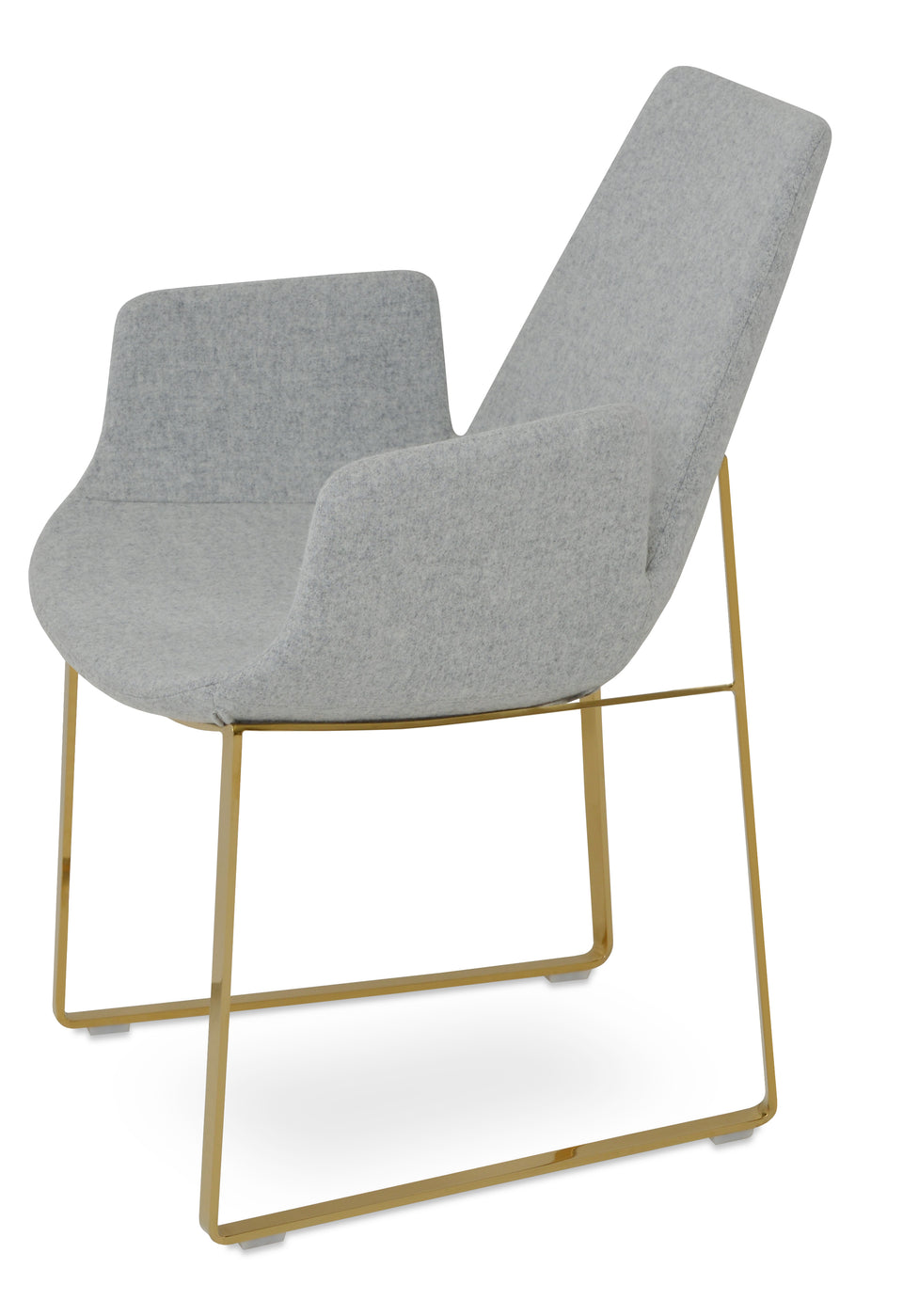 Eiffel Arm Sled Chair.