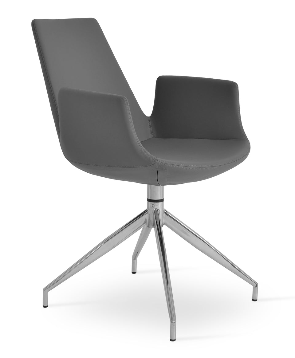 Eiffel Arm Spider Swivel Chair.