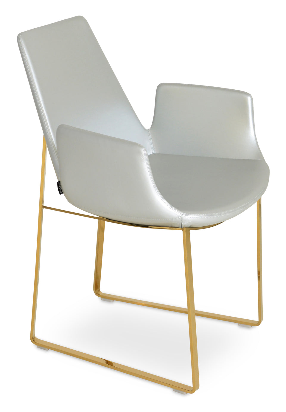 Eiffel Arm Sled Chair.
