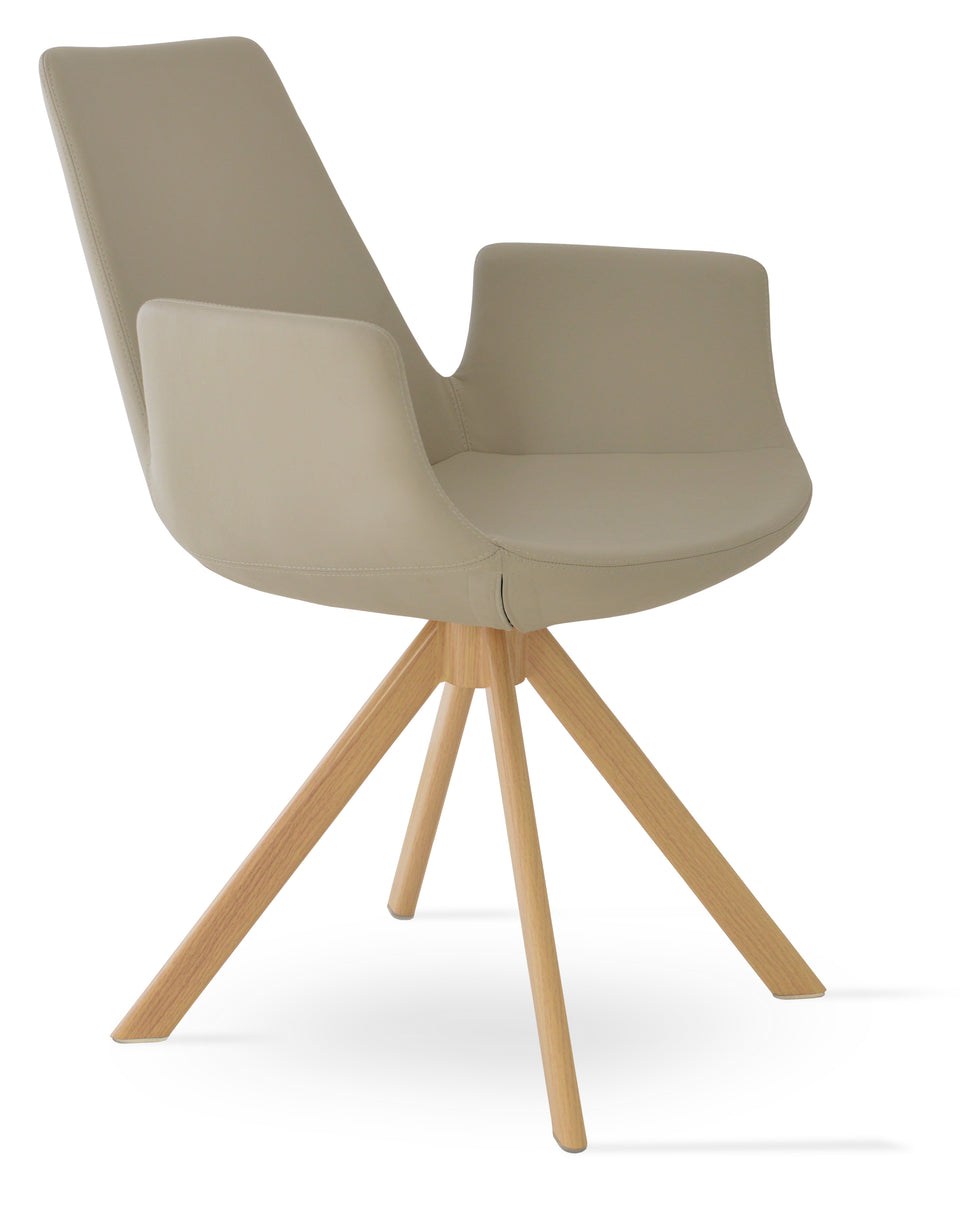 Eiffel Arm Sword Dining Chair.