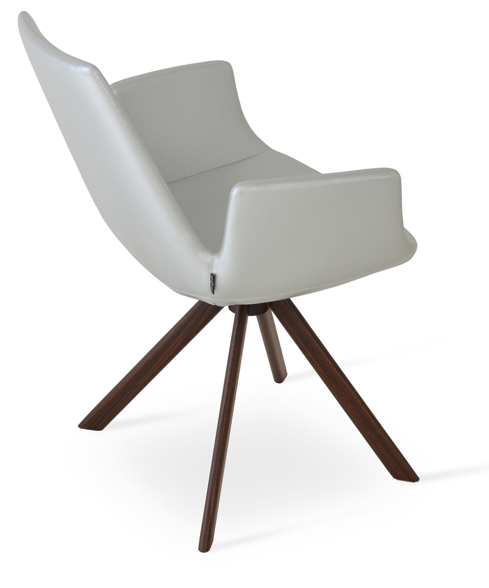 Eiffel Arm Sword Dining Chair.
