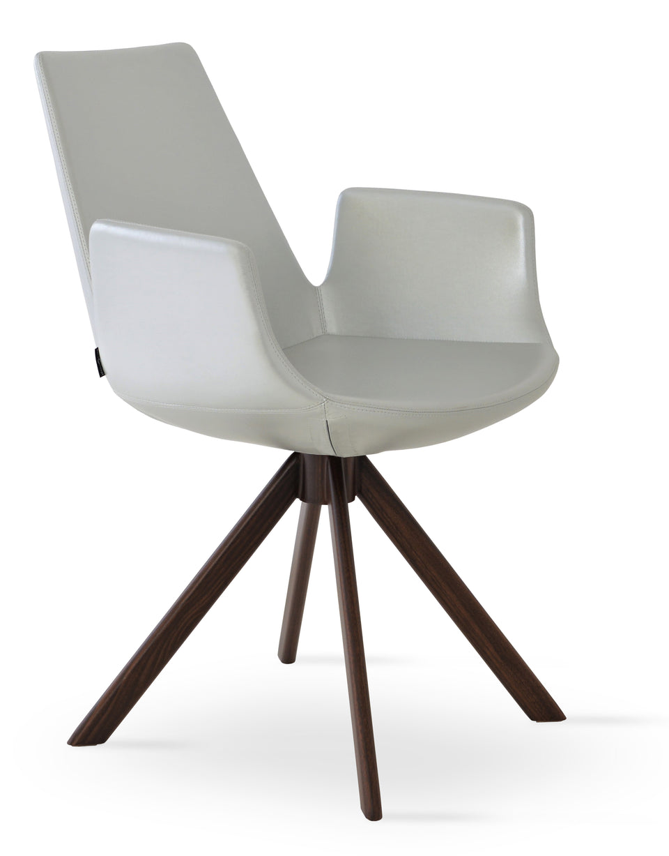 Eiffel Arm Sword Dining Chair.