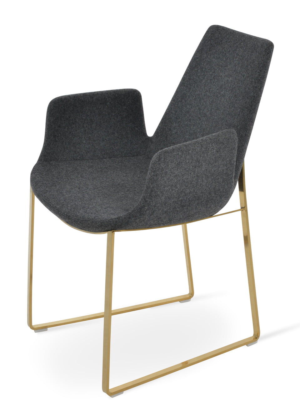 Eiffel Arm Sled Chair.