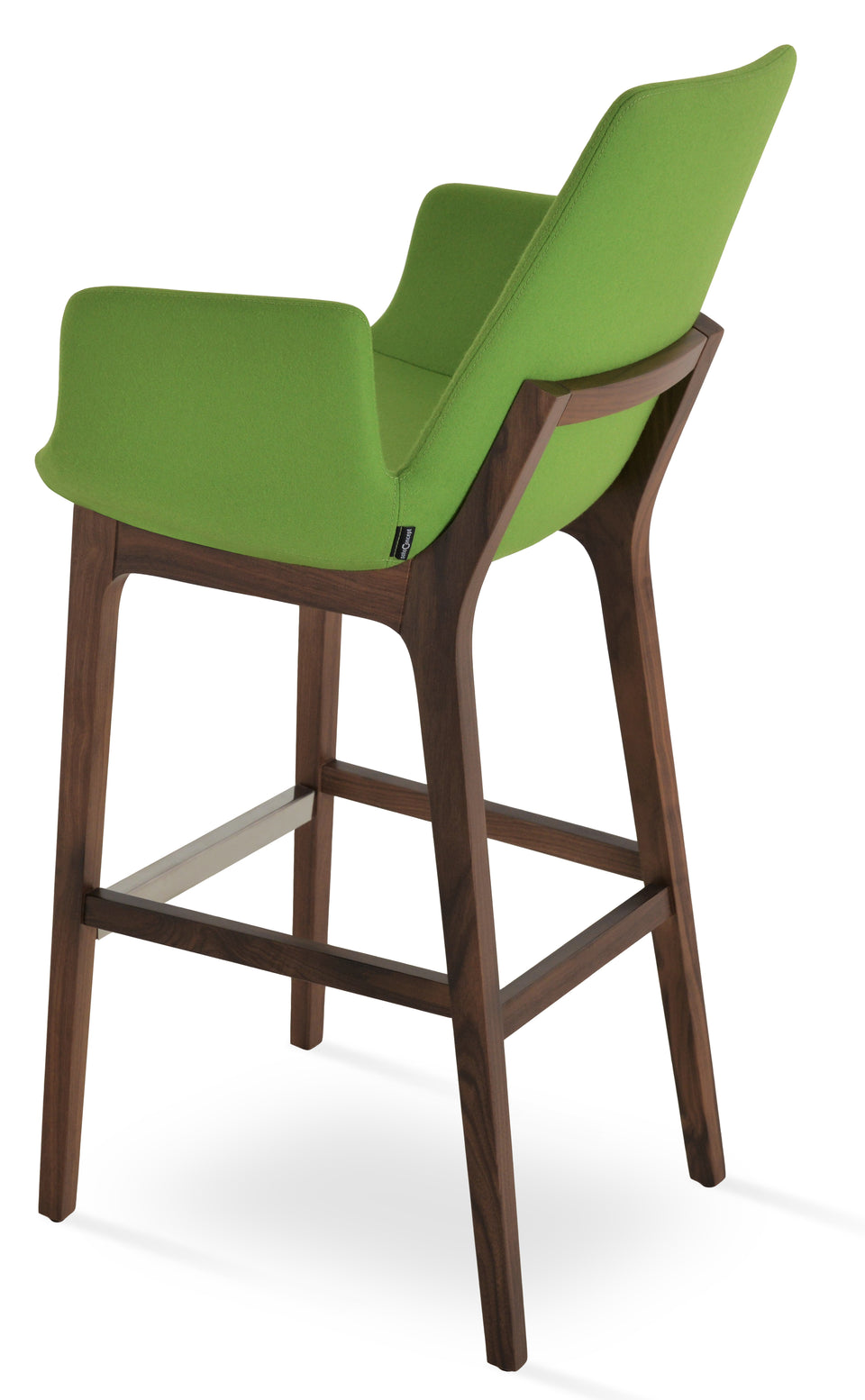Eiffel Arm Wood Counter Stool.
