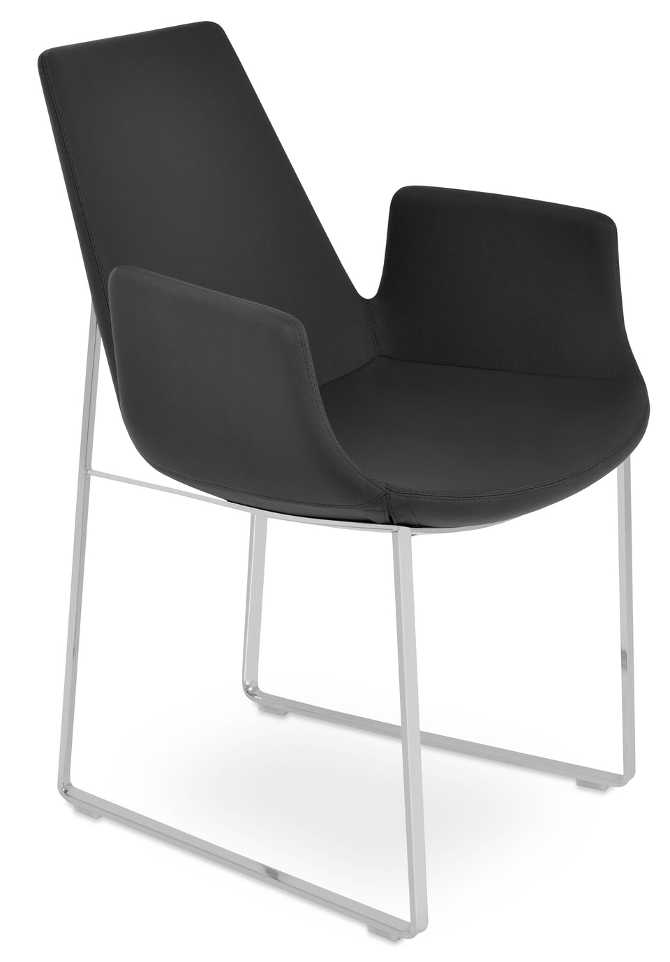 Eiffel Arm Sled Chair.