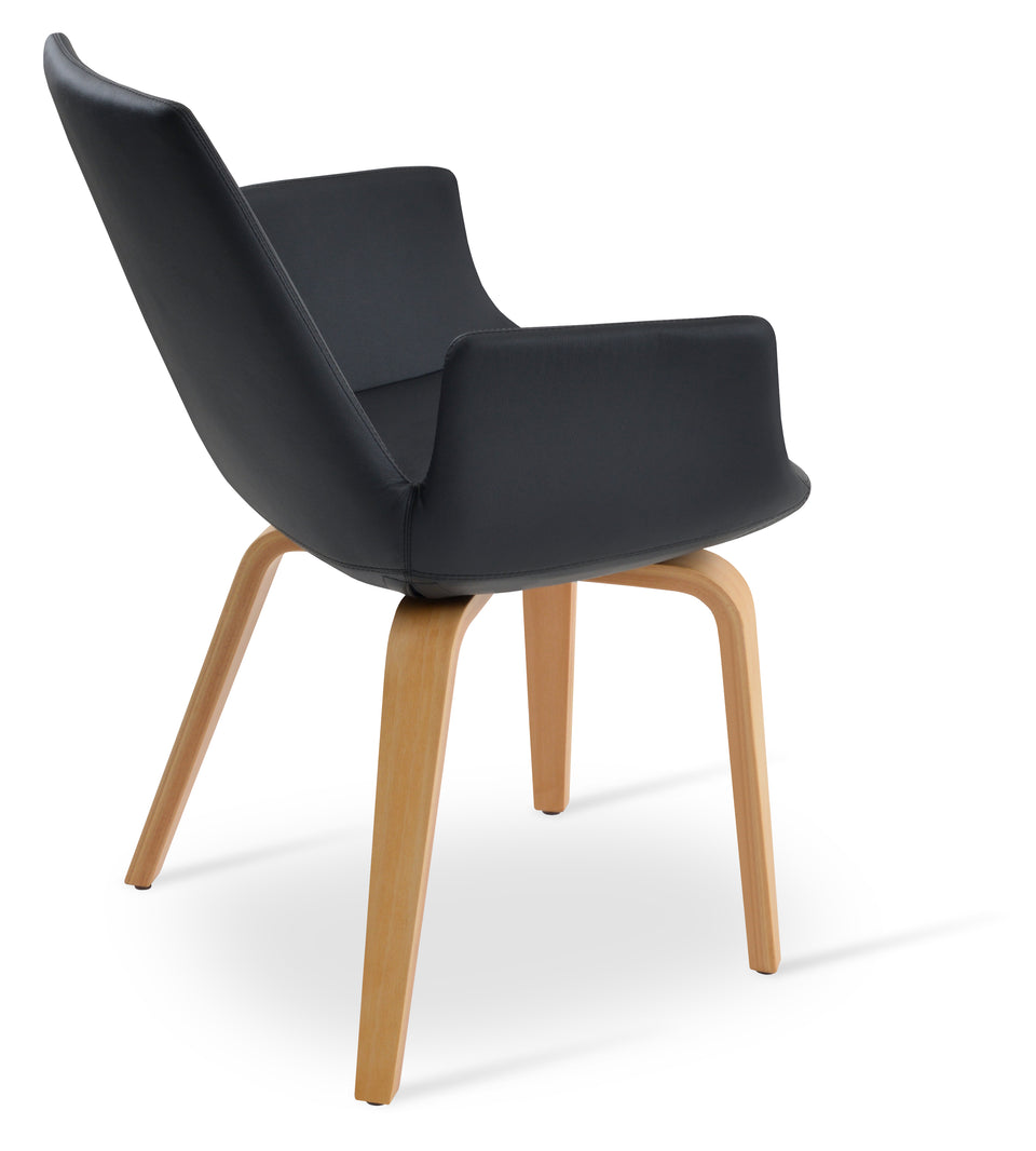 Eiffel Arm Plywood Chair.