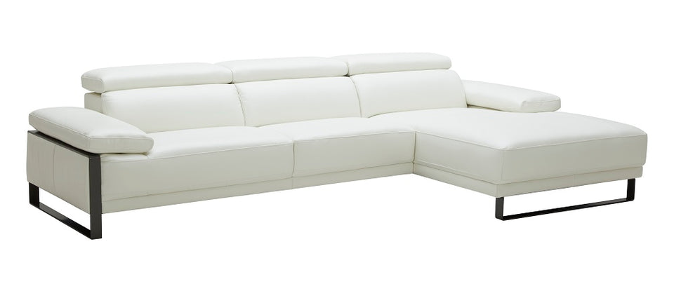 Fleurier Sectional in White.