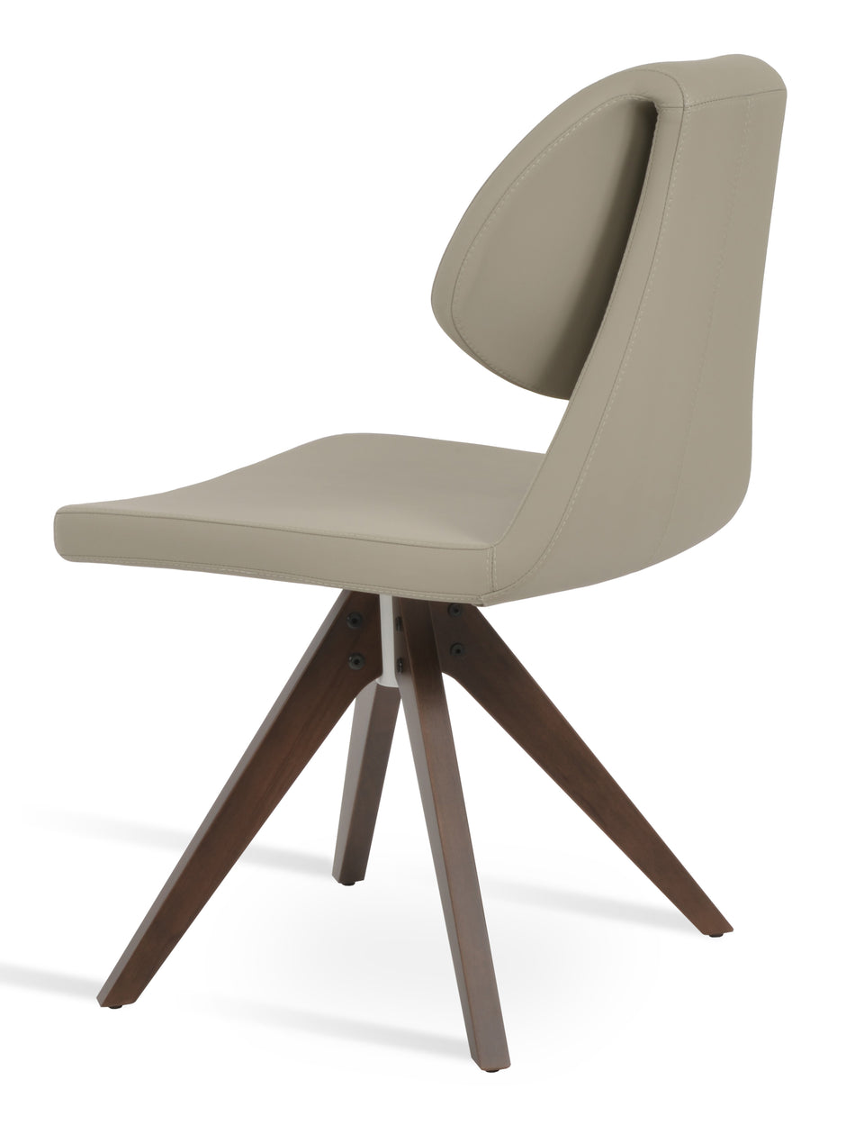Gakko Pyramid Swivel Dining Chair.