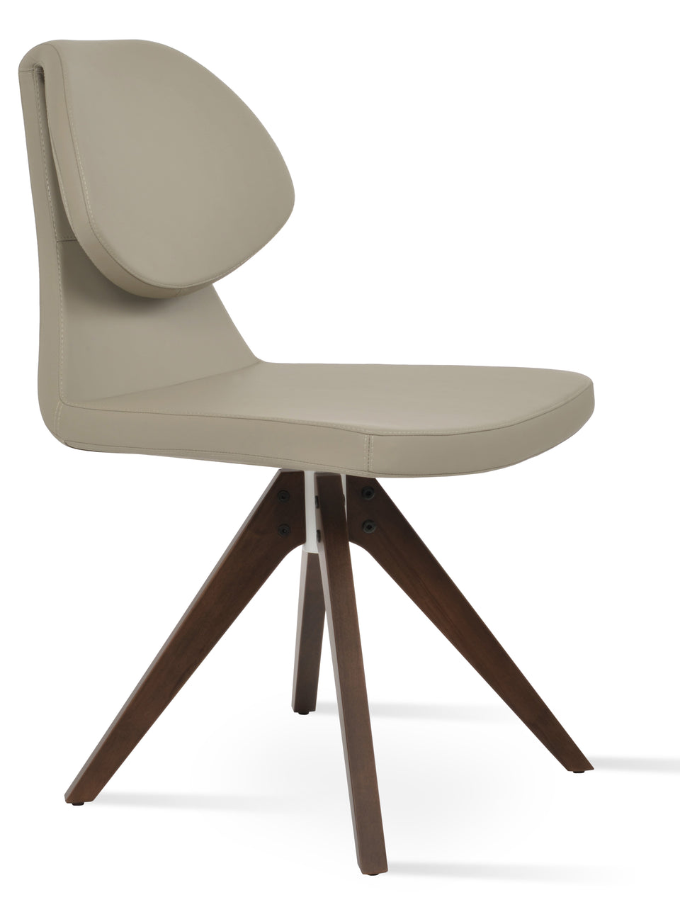 Gakko Pyramid Swivel Dining Chair.