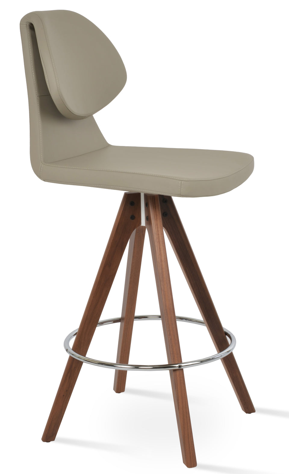 Gakko Pyramid Swivel Counter Stool.