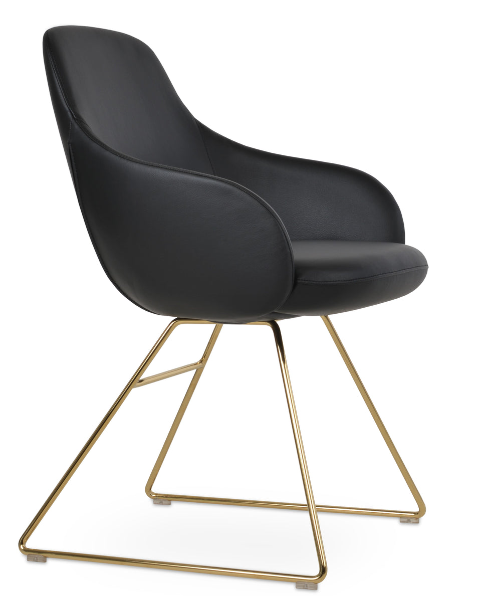 Gazel Arm Wire Chair.