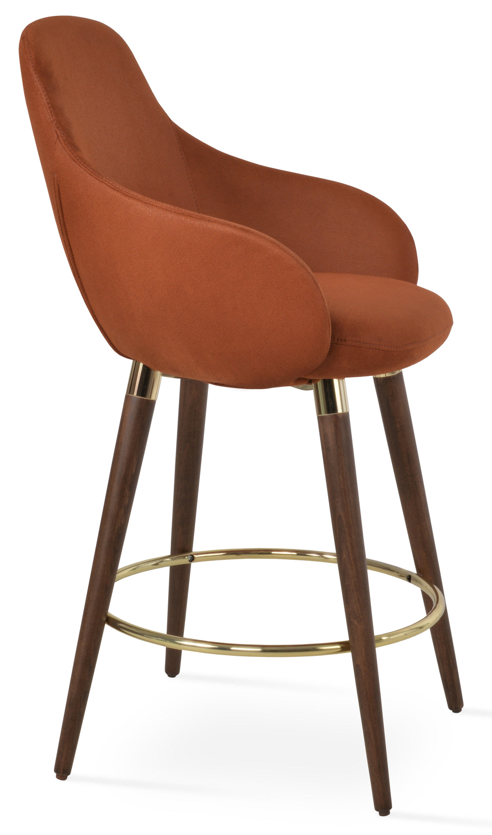 Gazel Wood Counter Stool.