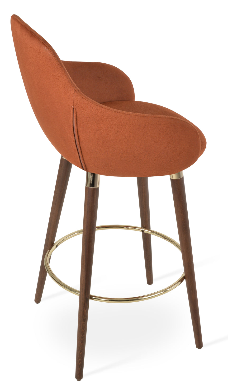 Gazel Wood Counter Stool.