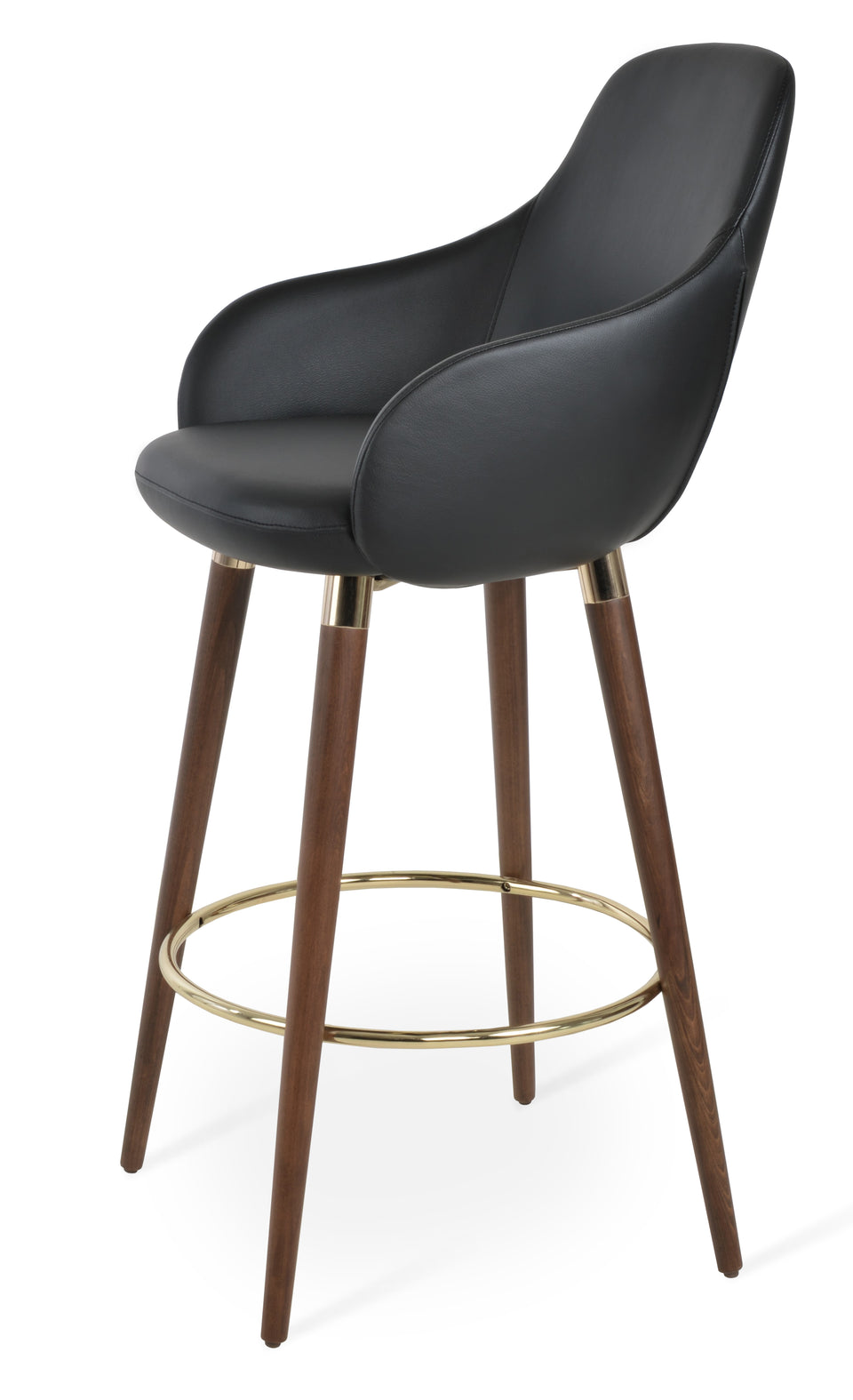Gazel Wood Counter Stool.