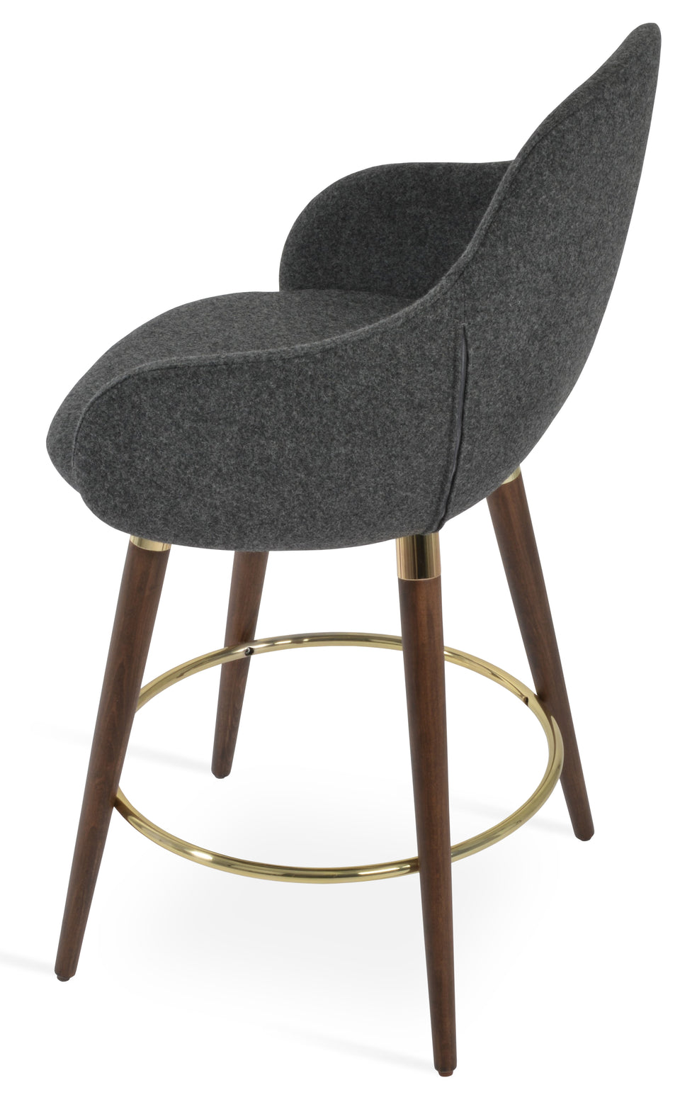 Gazel Wood Counter Stool.