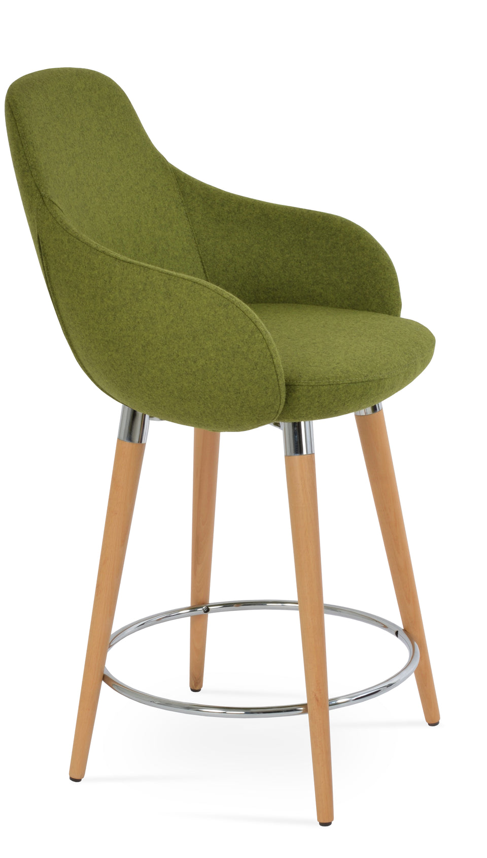 Gazel Wood Counter Stool.